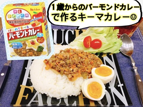 はじめてのバーモンドカレーで作るキーマカレー